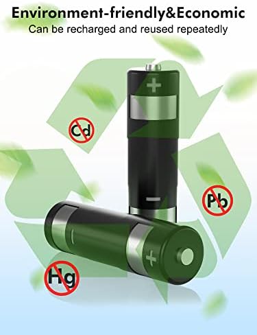 AMVR Сменяеми Акумулаторни Батерии тип АА 1850 mah Актуализирана зарядно устройство ще захранване на зарядно устройство за