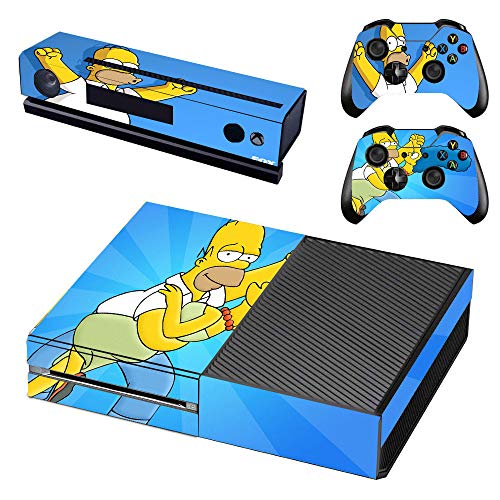 Комплект кожи Simpsons за Xbox One, в пълен размер на Лицеви панели, Скинове за конзола и контролер, Етикети-прозорец винетка
