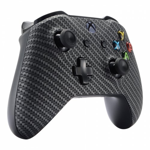 ModFreakz® Предната Обвивка от Гидроизолированного Черно и сребристи Въглеродни влакна, контролери За Xbox One Модели 1708