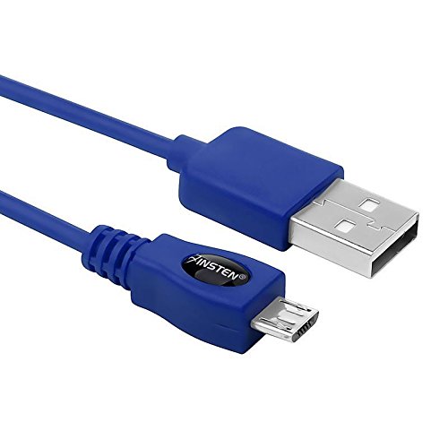 Син на 10-КРАК Кабел за предаване на данни Micro USB Зарядно Устройство + Червен Калъф за Microsoft xBox One