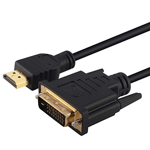 Премиум 6 ФУТА висок 1,8 М Златен 24 + 1 Кабел DVI-D Мъж-HDMI за xBox на Microsoft One