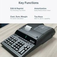 Monroe Ultimate Executive Printing Calculator с възможности за редактиране и преиздаване