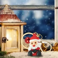 HGW коледен декор Коледна атмосфера Ключов Дядо Коледа, шапка, висулка за атмосфера