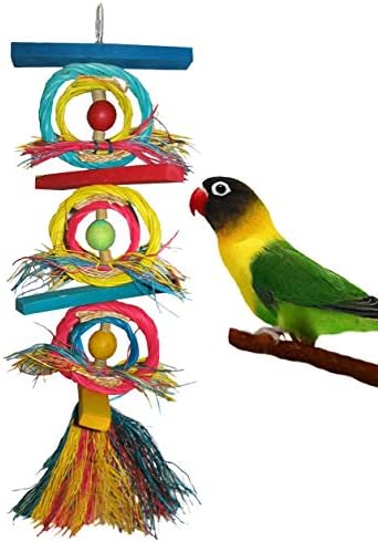 Изважда-It Pets 2 опаковката на Играчките за хранене на птици/папагали Chewriffic & Шапка Hat Hooray, подходящи за малки