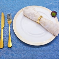Проста закопчаване на салфетка висококачествена легирана декорация на масата за сватбени коледни вечери за коледни вечери