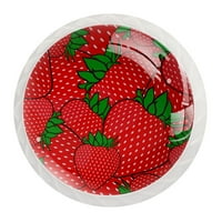 Летни ягоди копчета за кухненски шкаф шкаф Скрин чекмедже чекмедже дърпа дръжки около домашния декор