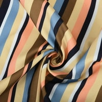 Homenesgenics дамски върхове дълги ръкав небрежен цветен цветен бутон с дълъг ръкав тениски тениски върхове блуза блуза
